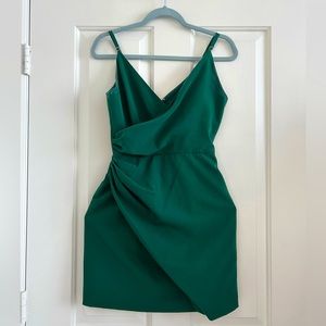 Women’s dress Asymmetrical Green mini